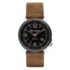 Columbia Watch - Canyon Ridge - Black 3-Hand Date Camel Leather