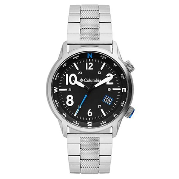 Columbia Watch - Outbacker - Black 3-Hand Date Stainless Steel Bracelet 1 Columbia Watch - Outbacker - Black 3-Hand Date Stainless Steel Bracelet
