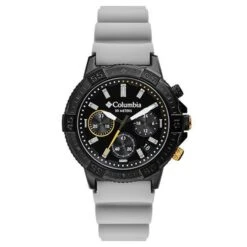 Columbia Watch - Peak Patrol - Black Chronograph Day Date Gray Silicone