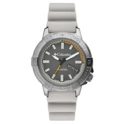 Columbia Watch - Peak Patrol - Gray 3-Hand Day Date Khaki Silicone