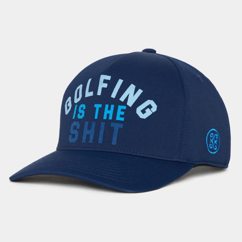 GOLFING IS THE SH*T TWILL SNAPBACK HAT 1 GOLFING IS THE SH*T TWILL SNAPBACK HAT