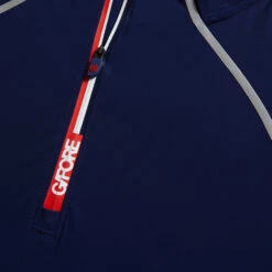 STRETCH WARP KNIT CROPPED QUARTER ZIP HOODED PULLOVER -Golf Shop G4LA23K98 PAT 5