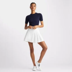 MERINO WOOL EASY CARE SHORT SLEEVE SWEATER -Golf Shop G4LA23S35A TWLT 3