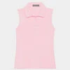 FEATHERWEIGHT SLEEVELESS POLO
