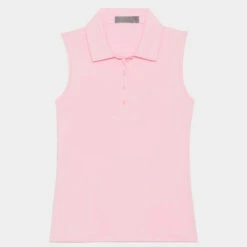 FEATHERWEIGHT SLEEVELESS POLO