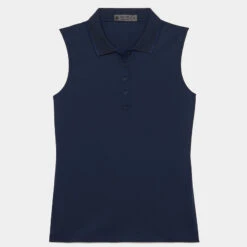 SLEEVELESS PIQUÉ POLO