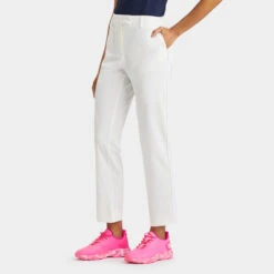 LUXE 4-WAY STRETCH TWILL STRAIGHT LEG TROUSER -Golf Shop G4LS23B120 SNO 2