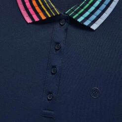 PLEATED CONTRAST COLLAR PIQUÉ POLO DRESS -Golf Shop G4LS23D11 TWLT 5