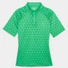 MINI G'S TECH JERSEY QUARTER ZIP POLO