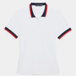 PLEATED COLLAR TECH PIQUÉ POLO