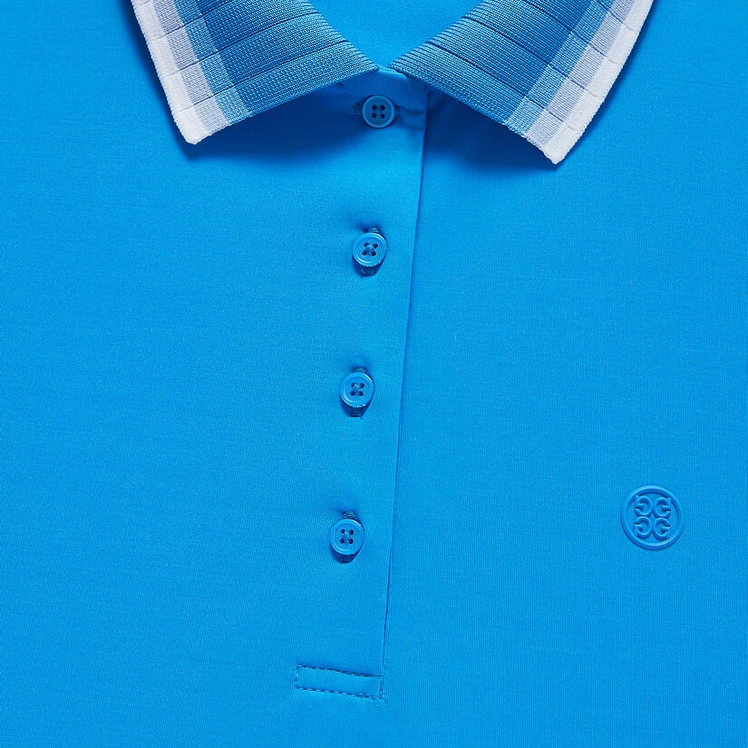 PLEATED COLLAR SILKY TECH NYLON SLEEVELESS POLO 6 PLEATED COLLAR SILKY TECH NYLON SLEEVELESS POLO - Image 6