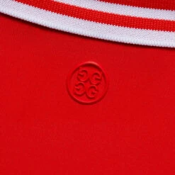 FEATHERWEIGHT SILKY TECH NYLON QUARTER ZIP POLO -Golf Shop G4LS23K863 POPPY 6