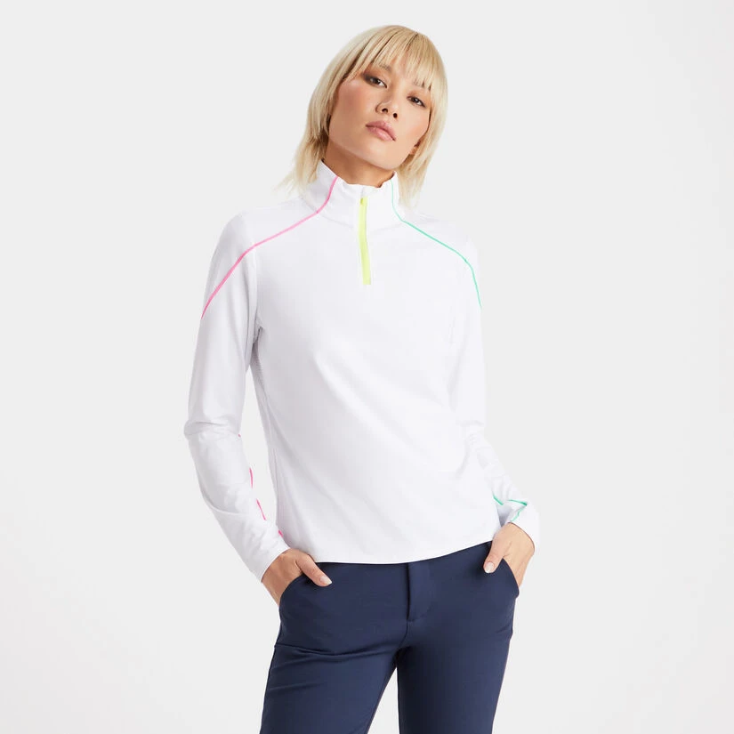 SUN SHIELD SILKY TECH NYLON QUARTER ZIP FIRST LAYER 3 SUN SHIELD SILKY TECH NYLON QUARTER ZIP FIRST LAYER - Image 3