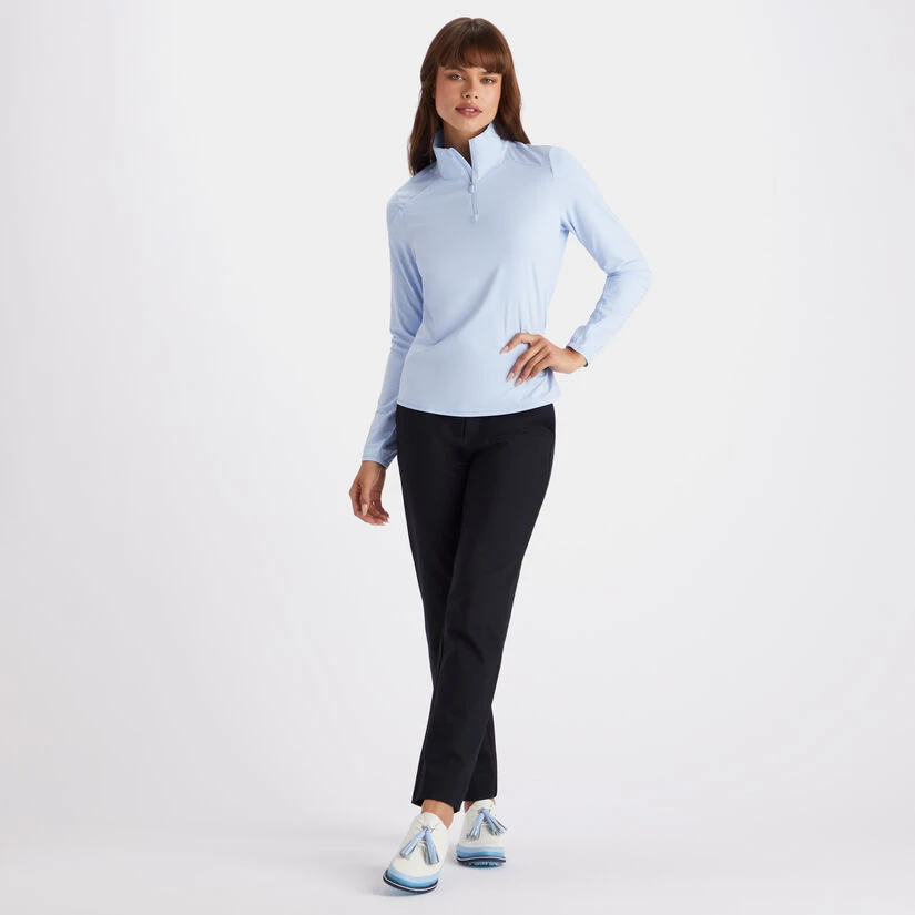 SUN SHIELD SILKY TECH NYLON QUARTER ZIP 1ST LAYER 4 SUN SHIELD SILKY TECH NYLON QUARTER ZIP 1ST LAYER - Image 4