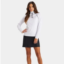 SUN SHIELD SILKY TECH NYLON BASE LAYER -Golf Shop G4LS23K869 SNO 2