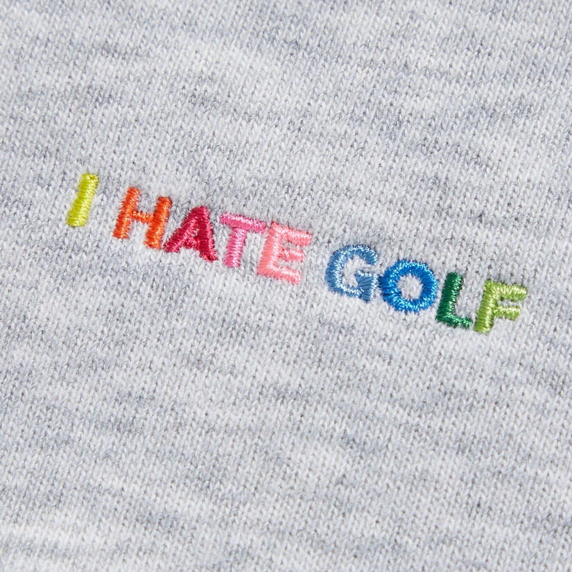 I HATE GOLF' BOXY FRENCH TERRY QUARTER ZIP PULLOVER 6 I HATE GOLF' BOXY FRENCH TERRY QUARTER ZIP PULLOVER - Image 6