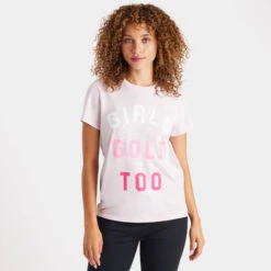 GIRLS GOLF TOO COTTON SLIM FIT TEE -Golf Shop G4LS23K960B BLUSH 3