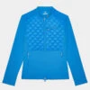 HYBRID QUILTED NYLON & TECH INTERLOCK SLIM FIT JACKET