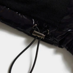 QUILTED POLISHED NYLON MERINO WOOL LINED PUFFER VEST -Golf Shop G4LS23O54 ONYX 6