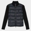 HYBRID QUILTED NYLON KNIT JACKET