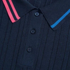 CONTRAST COLLAR RIB COTTON BLEND POLO -Golf Shop G4LS23S800 TWLT 5