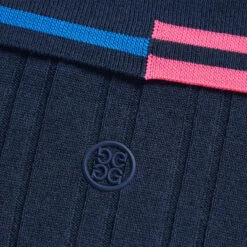 CONTRAST COLLAR RIB COTTON BLEND POLO -Golf Shop G4LS23S800 TWLT 6