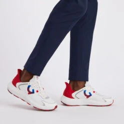 MEN'S STRIPED QUARTER G MG4X2 GOLF CROSS TRAINER -Golf Shop G4MA23EF44 POPPY 6