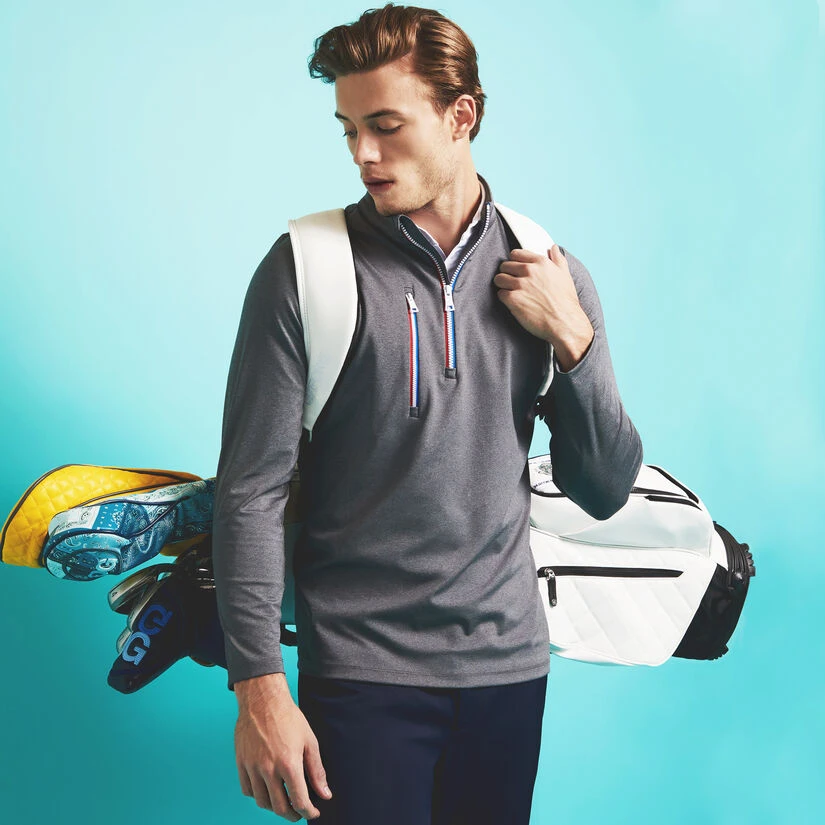 DAYTONA MÉLANGE TECH INTERLOCK SLIM FIT PULLOVER 2 DAYTONA MÉLANGE TECH INTERLOCK SLIM FIT PULLOVER - Image 2