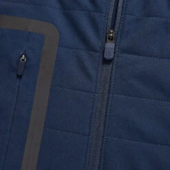 HOODED TECH INTERLOCK QUARTER ZIP SLIM FIT PULLOVER -Golf Shop G4MA23O33 CHGR 5