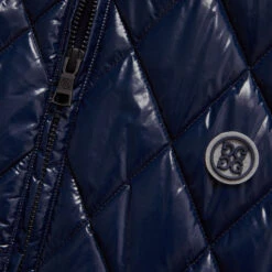 QUILTED POLISHED NYLON WOOL LINED SLIM FIT PUFFER VEST -Golf Shop G4MA23O50 TWLT 5