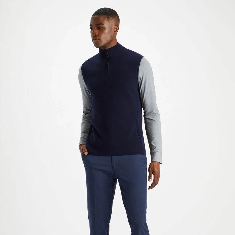 MERINO WOOL TECH-LINED DUNES SLIM FIT VEST 3 MERINO WOOL TECH-LINED DUNES SLIM FIT VEST - Image 3