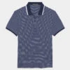 PERFORATED STRIPE POLO