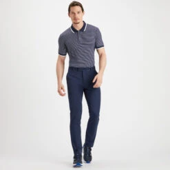 PERFORATED STRIPE POLO -Golf Shop G4MS21K04 TWLT 3