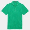 CLUB STRIPE TECH JERSEY SLIM FIT POLO