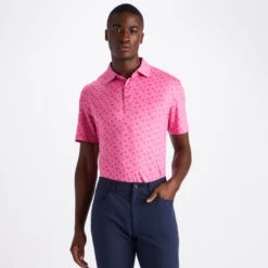 SKULL & T'S SKETCH TECH JERSEY SLIM FIT POLO -Golf Shop G4MS23K060A AZA 2