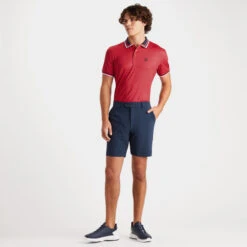 SKULL & T'S 3D TECH JERSEY SLIM FIT POLO -Golf Shop G4MS23K061A POPPY 3