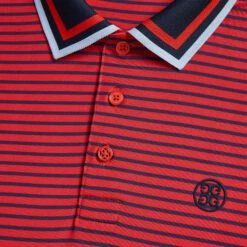 SKULL & T'S 3D TECH JERSEY SLIM FIT POLO -Golf Shop G4MS23K061A POPPY 5