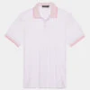 BLOSSOM RIB COLLAR TECH JERSEY SLIM FIT POLO