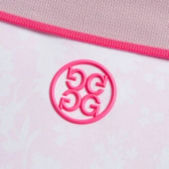 BLOSSOM RIB COLLAR TECH JERSEY SLIM FIT POLO -Golf Shop G4MS23K061 BLUSH 5