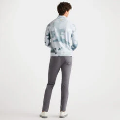 GRADIENT CAMO TECH INTERLOCK QUARTER ZIP SLIM FIT MID LAYER -Golf Shop G4MS23K064 NIMBS 4