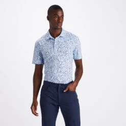 CONSTELLATION TECH JERSEY SLIM FIT POLO -Golf Shop G4MS23K065A SKY 2