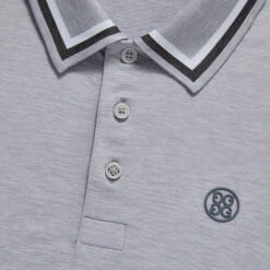 TUX RIB COLLAR TECH JERSEY SLIM FIT POLO -Golf Shop G4MS23K120 LHGR 5