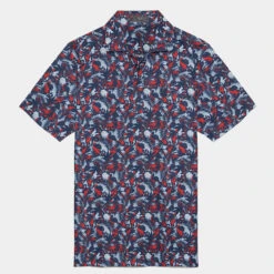 PALM FRONDS TECH PIQUÉ SLIM FIT POLO