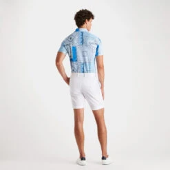 BANDANA TECH PIQUÉ SLIM FIT POLO -Golf Shop G4MS23K240D SKY 4