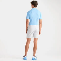 ESSENTIAL MODERN SPREAD COLLAR TECH PIQUÉ SLIM FIT POLO -Golf Shop G4MS23K300 CIELO 4