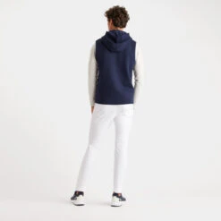 DOUBLE KNIT SPACER JERSEY HOODED SLIM FIT FULL ZIP VEST -Golf Shop G4MS23K422 TWLT 4