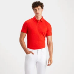 CLUBHOUSE COTTON POLO -Golf Shop G4MS23K460 POPPY 2