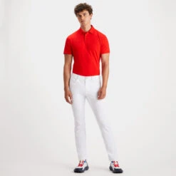 CLUBHOUSE COTTON POLO -Golf Shop G4MS23K460 POPPY 3