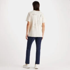 G/FORE WORLDWIDE COTTON SLIM FIT TEE -Golf Shop G4MS23K462C STN 4