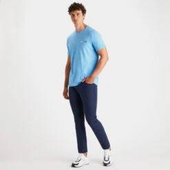 GOLFING IS THE SH*T COTTON SLIM FIT TEE -Golf Shop G4MS23K462D CIELO 3